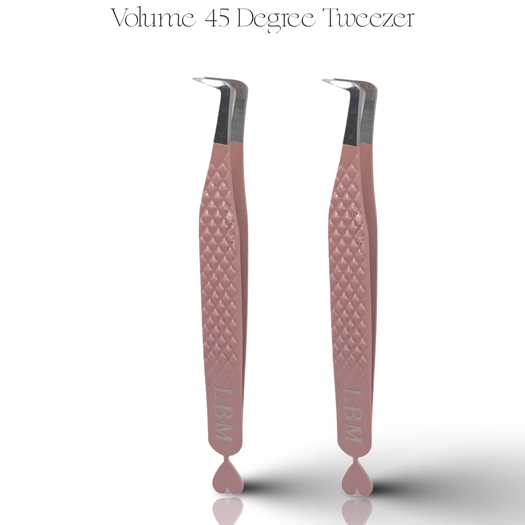 Fiber Tip Volume 45 Degree Tweezers